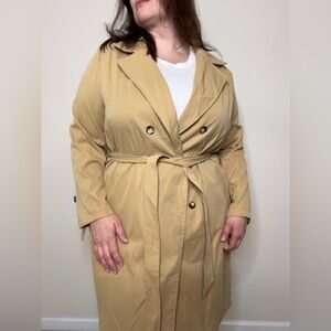 Women's Tan Trench Coat